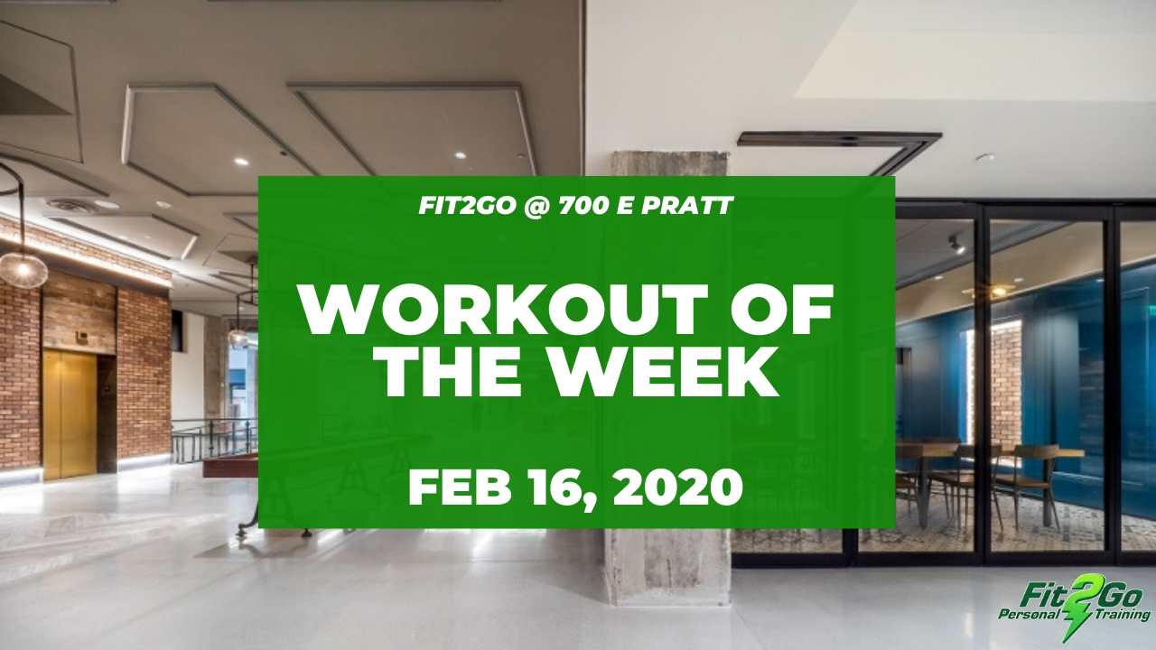 Candler Workout Feb 16 2020 | Fit2Go Personal Training